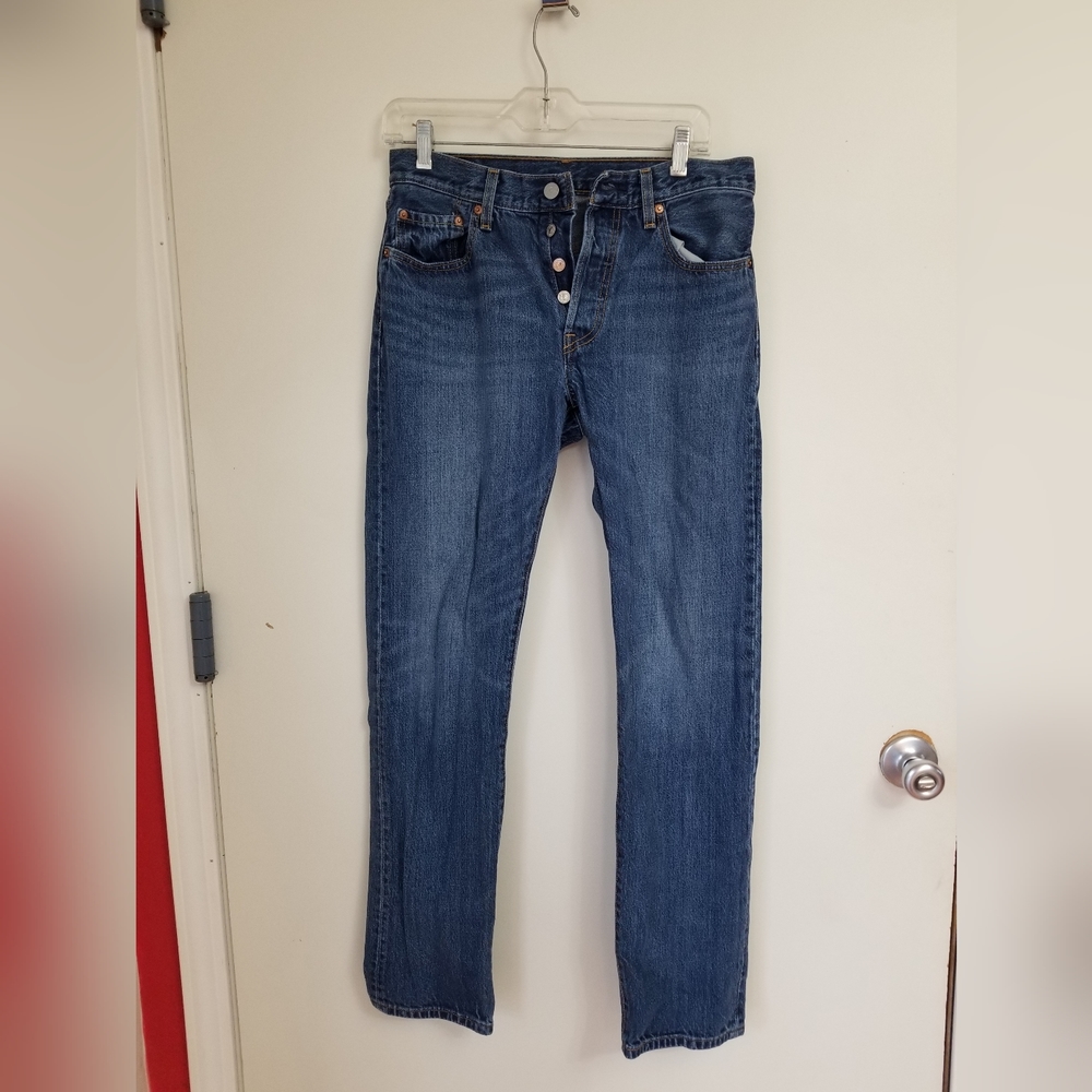 Levi’s 501 Button Fly Straight Leg Jeans -  27 x 32